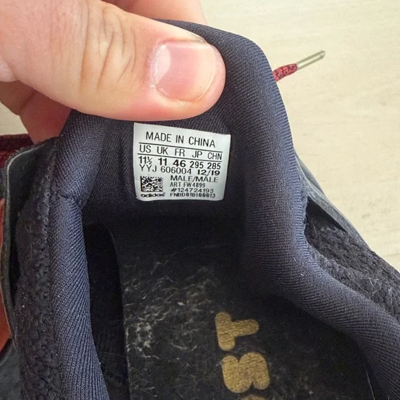 adidas ultraboost dna red black mens sz 11.5 - Picture 8 of 16